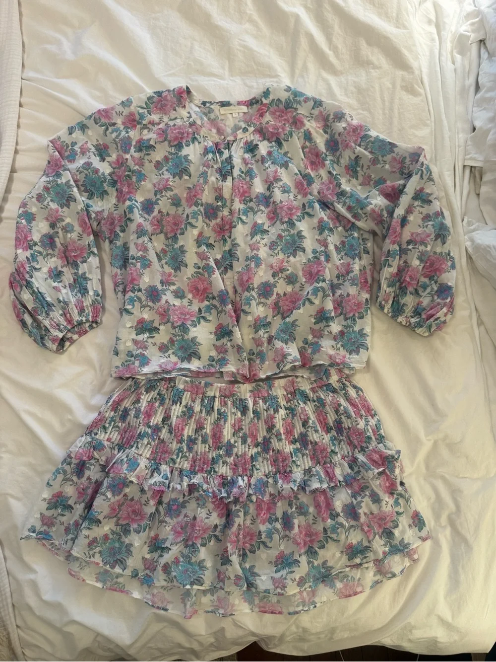 Matching Top and Skirt - Love Shack Fancy set XL